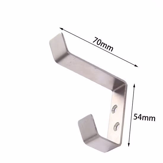 Rubber Door Stopper Security Door Stop Portable Security Door Stopper Duty Door Hook with Rubber Stopper