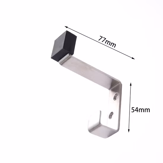 Rubber Door Stopper Security Door Stop Portable Security Door Stopper Duty Door Hook with Rubber Stopper
