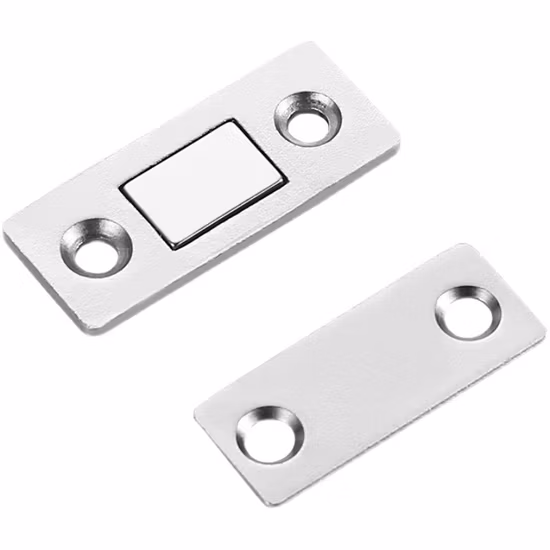 Rolha de pára-choques de porta escovada do armário magnético do suporte da porta