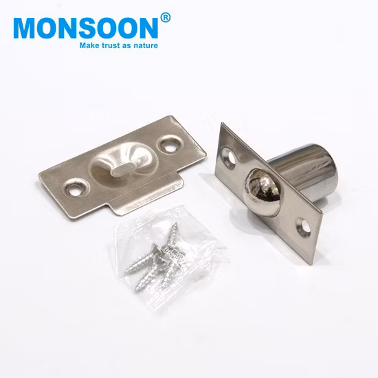 Amostra de personalização de liga de zinco acessórios de hardware para móveis rolha de porta magnética rolha de borracha trava de porta