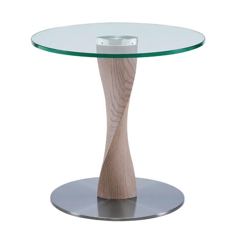 Móveis de mesa de jantar de aço inoxidável de mármore natural para casa de madeira moderna feita sob medida
